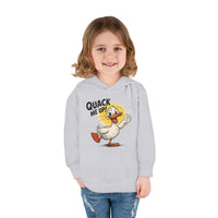 Quack Me Up Duck Toddler Hoodie, Funny Kids Clothing, Cute Cartoon Duck Graphic Sweatshirt, Unique Toddler Gift, Cozy Animal Hoody for Kids