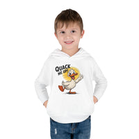 Quack Me Up Duck Toddler Hoodie, Funny Kids Clothing, Cute Cartoon Duck Graphic Sweatshirt, Unique Toddler Gift, Cozy Animal Hoody for Kids