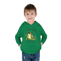 Hang in There Frog Toddler Hoodie, Funny Kids Clothing, Cute Frog Graphic Sweatshirt, It Gets Worse Meme Hoody, Unique Toddler Gift