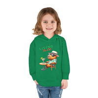 Living the Life Bear Toddler Hoodie, Funny Kids Clothing, Cute Bear with Cocktail Graphic Sweatshirt, Unique Toddler Gift, Cozy Hoody