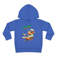 Living the Life Bear Toddler Hoodie, Funny Kids Clothing, Cute Bear with Cocktail Graphic Sweatshirt, Unique Toddler Gift, Cozy Hoody