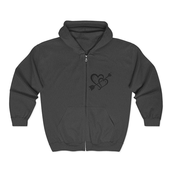 Unisex Heavy Blend™ Full Zip Hooded Sweatshirt – Printify – view 2