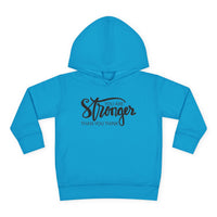 You Are Stronger Than You Think Toddler Sweatshirt, Motivational Toddler Pullover, Positive Quote Kids Gift, Cute Daily Affirmation Crewneck