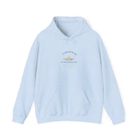 Tomorrow Is Another Day hoodie | minimalist sunrise illustration, motivational text