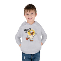Quack Me Up Duck Toddler Hoodie, Funny Kids Clothing, Cute Cartoon Duck Graphic Sweatshirt, Unique Toddler Gift, Cozy Animal Hoody for Kids