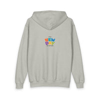 Sunglasses Smiley Emoji Youth Hoodie | New Day Back Print