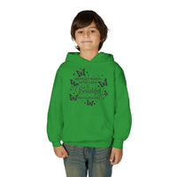 Difficult Roads Hoodie, Resilience Youth Sweatshirt, Inspiring Young Adult Pullover, Cute Hopeful Hoody, butterfly inspirational sweatshirt