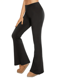 3pcs Butt-Lifting Flare Yoga Pants – High Waist, Ultra Stretch, Naked Feel Leggings for Women - BlessingsTray