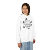 Difficult Roads Hoodie, Resilience Youth Sweatshirt, Inspiring Young Adult Pullover, Cute Hopeful Hoody, butterfly inspirational sweatshirt