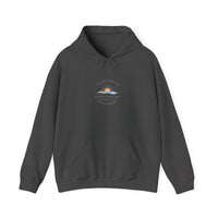 Tomorrow Is Another Day hoodie | minimalist sunrise illustration, motivational text