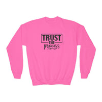 Trust The Process Sweatshirt, Motivational Youth Crewneck,Inspiring Young Adult Pullover,Student Athlete Gift, Positive Mindset Cozy Sweater