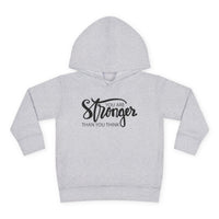 You Are Stronger Than You Think Toddler Sweatshirt, Motivational Toddler Pullover, Positive Quote Kids Gift, Cute Daily Affirmation Crewneck