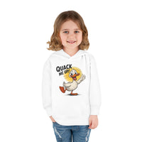Quack Me Up Duck Toddler Hoodie, Funny Kids Clothing, Cute Cartoon Duck Graphic Sweatshirt, Unique Toddler Gift, Cozy Animal Hoody for Kids