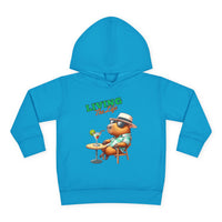 Living the Life Bear Toddler Hoodie, Funny Kids Clothing, Cute Bear with Cocktail Graphic Sweatshirt, Unique Toddler Gift, Cozy Hoody