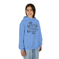 Difficult Roads Hoodie, Resilience Youth Sweatshirt, Inspiring Young Adult Pullover, Cute Hopeful Hoody, butterfly inspirational sweatshirt