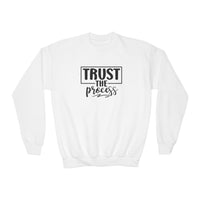 Trust The Process Sweatshirt, Motivational Youth Crewneck,Inspiring Young Adult Pullover,Student Athlete Gift, Positive Mindset Cozy Sweater