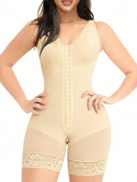 Fasjrixa Fajas Colombianas Shapewear for Women Tummy Control Post Surgery Full Body Shaper Butt Lifter with Zipper Crotch,corset tops for women,fajas colombianas moldeadoras - BlessingsTray